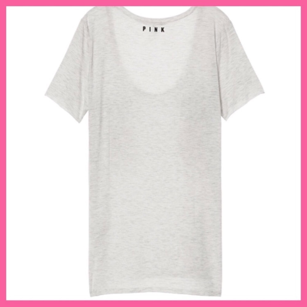 🍍•Victoria’s Secret PINK• Pineapple Scoopneck tee - Picture 4 of 4